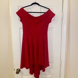 Off the shoulder dress